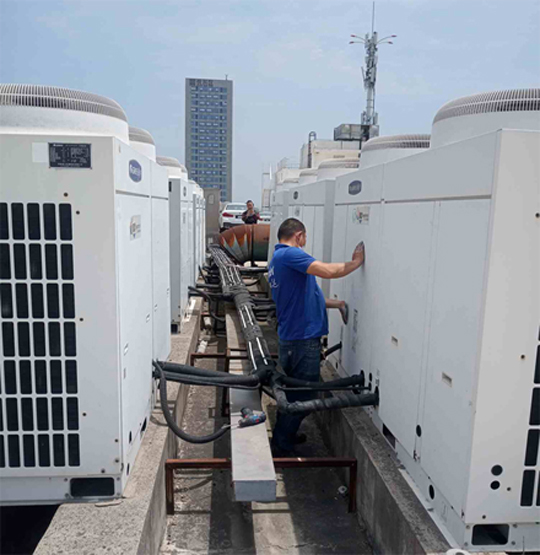 梧州市中央空调制热和不制冷系统维修方法